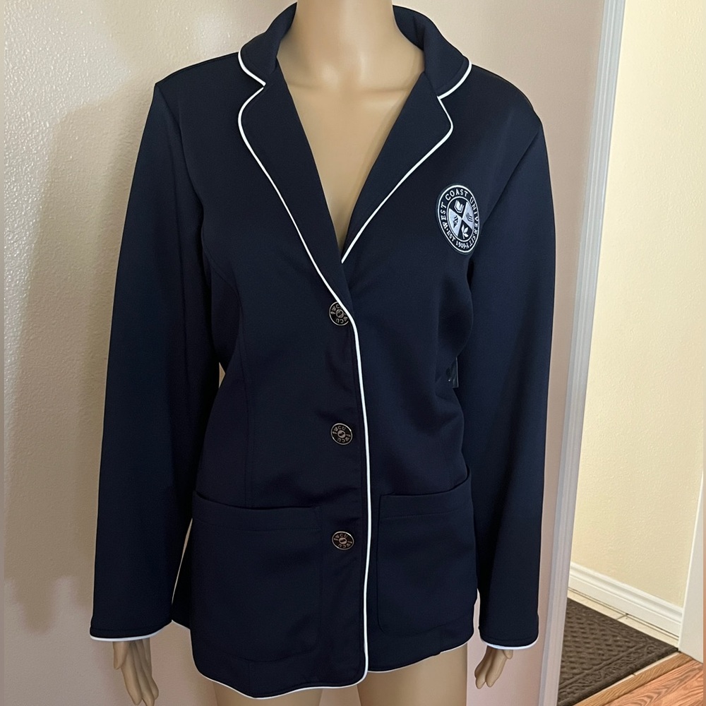 West Coast University Nursing Clinical Jacket – Size Large - NWOT- Navy Blue